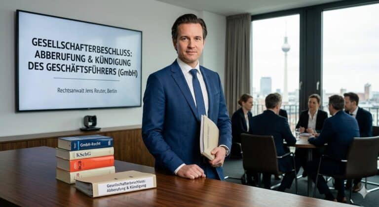 Beratung zu Abberufung und Kündigung von Geschäftsführern in der GmbH in Berlin durch Anwalt in Berlin